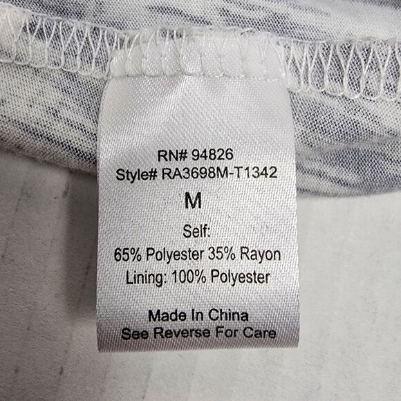 Temped Hearts Strapless Top Smocked Lined Bust Geometric Print Boho Festival M - Picture 13 of 13